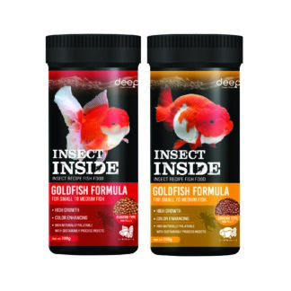 Deep Insect Inside อาหารปลาทองทุกสายพันธุ์ สูตรเร่งโตและเร่งสี