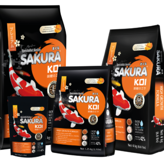 Sakura Koi High Growth Formula Floating Pellet อาหารปลาคาร์ฟสูตรเร่งโต เร่งล่ำ แบบรวดเร็ว (เม็ดลอย)