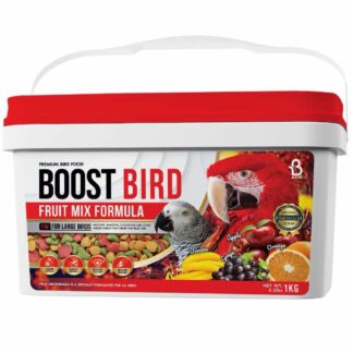 Boost Bird Fruit Mix Formula อาหารนกแก้วสูตรผลไม้รวม เพื่อนกแก้วและนกทุกประเภท