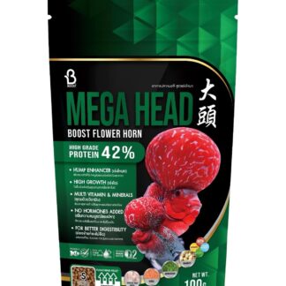 Boost Flower Horn สูตร Mega Head อาหารปลาหมอสี เร่งโต เร่งโหนก สวยขึ้นใน 10 วัน (เม็ดลอย)