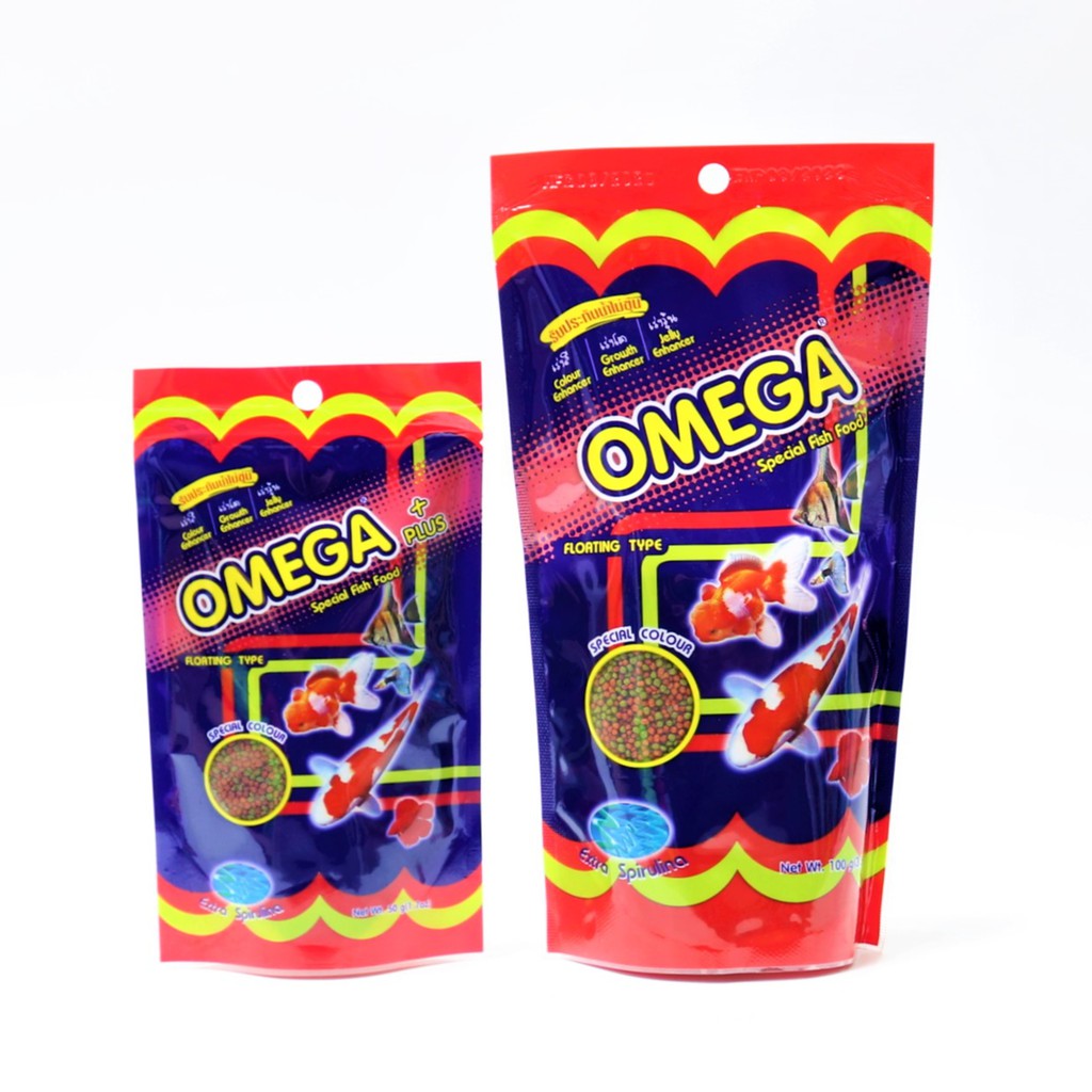แนะนำอาหารตามสายพันธุ์ปลาคาร์ฟ Omega+plus อาหารสำหรับปลาสวยงาม อาหารปลาสูตรพิเศษที่คิดค้นมาเพื่อปลาเขตร้อนทุกสายพันธุ์โดยเฉพาะ โภชนาการครบถ้วนระดับพรีเมียม ทั้งโปรตีน คาร์โบไฮเดรต กรดอะมิโน วิตามิน และแร่ธาตุ ในสัดส่วนที่เหมาะสม เร่งสีสันให้ฉูดฉาดเงางามและเสริมภูมิคุ้มกันให้ปลาแข็งแรงจากภายในสู่ภายนอก มั่นใจได้ด้วยนวัตกรรมการผลิตแบบ Extruded ที่เนรมิตเม็ดอาหารแบบลอยน้ำ ให้สัมผัสนุ่มละลายง่าย ย่อยสะดวก ไม่ทำให้น้ำขุ่น เพื่อให้ปลาตัวโปรดของคุณร่าเริงและมีชีวิตชีวาในทุกวัน