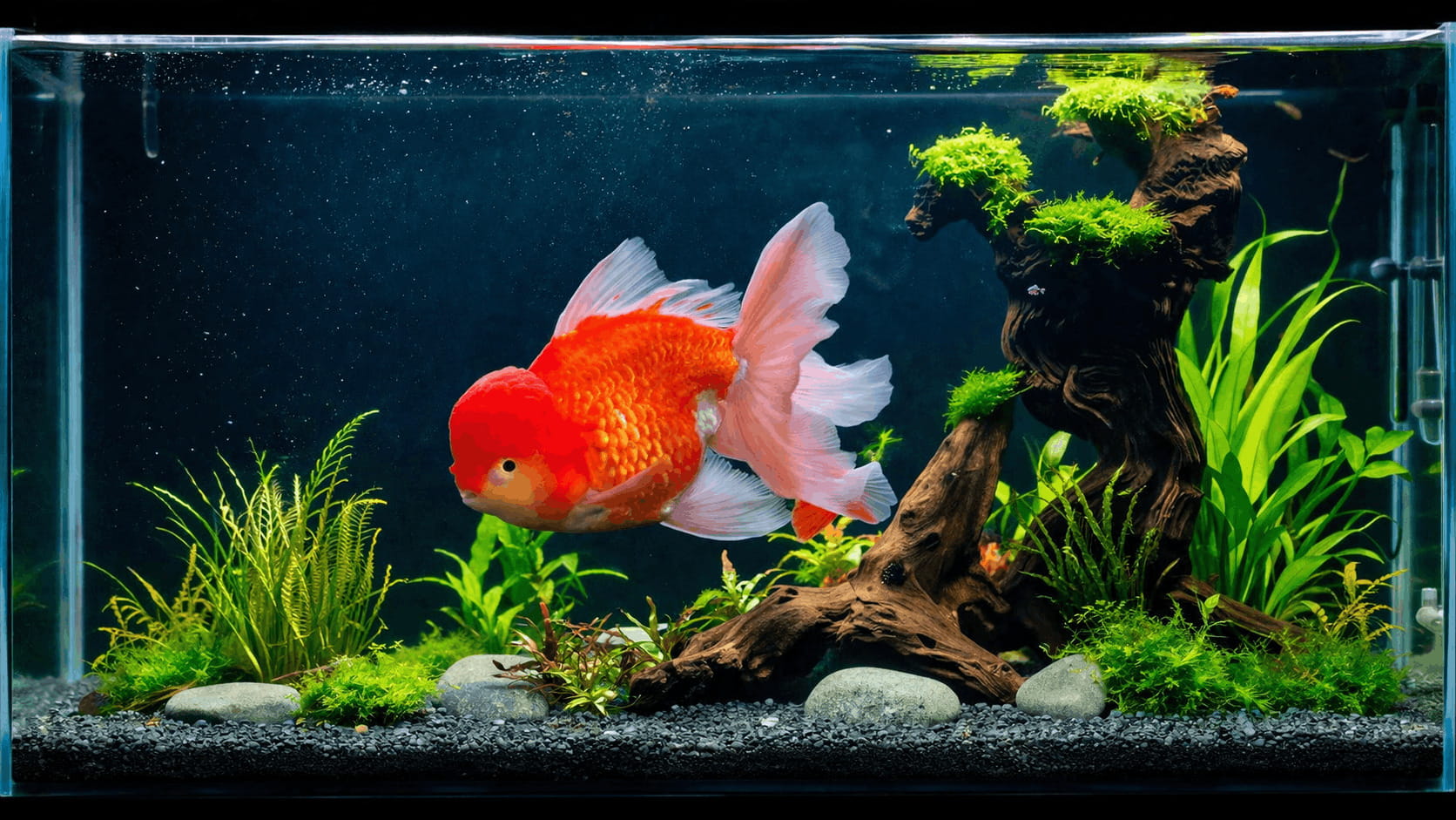 สายพันธุ์ปลาทอง ฮอรันดา (Oranda) : ราชาปลาทองที่มีวุ้นบนหัวโดดเด่น พี่ใหญ่ที่ถูกขนานนามว่าเป็นราชาแห่งปลาทอง ด้วยสง่าราศีที่ไม่เหมือนใคร จุดเด่นคือวุ้นที่หนาฟูสวยงามบนส่วนหัวและแก้ม ยิ่งวุ้นมีความละเอียดและขึ้นเป็นทรงสวยงามเท่าไหร่ ยิ่งเป็นที่ต้องการของนักสะสมมากเท่านั้น